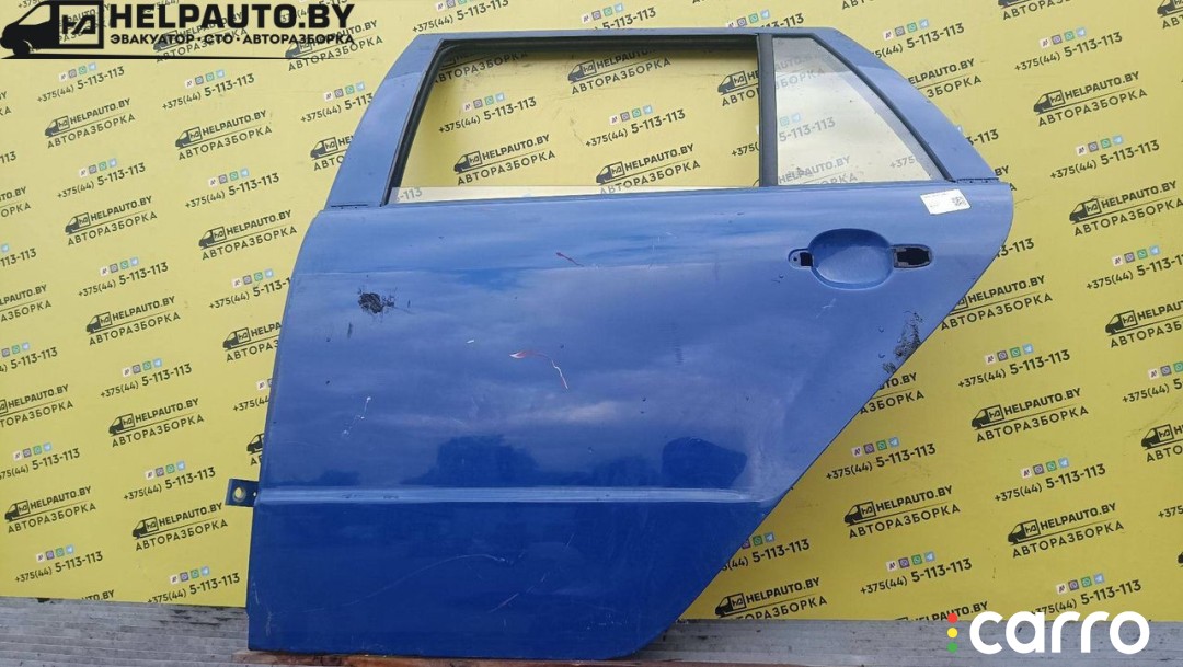 дверь задняя левая Skoda Fabia 1 поколение [рестайлинг] 2004-2007, AZQ, фото 2
