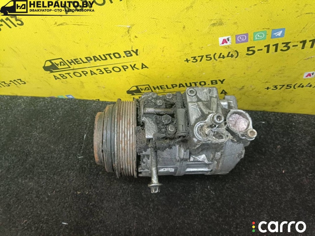 компрессор кондиционера Mercedes-Benz E W210 1995-1999, OM 611A (60 KW CDI), 2.2 л, фото 2