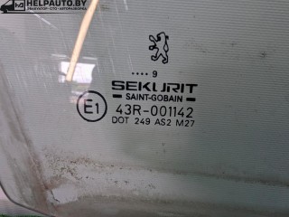 стекло двери передней правой, ориг. номер 43R-001142, DOT249AS2M27, Peugeot 306 1 поколение [рестайлинг] 1997-2002
