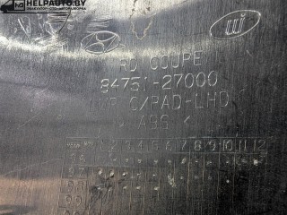 декоративная накладка торпедо левая нижняя, ориг. номер 84751-27000, Hyundai Coupe 1 поколение 1996-1999