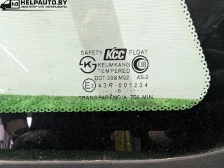 стекло кузовное боковое лев., ориг. номер 43R-001234, DOT-398M32AS2, Kia Joice 1 поколение 1999-2004