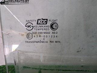 стекло двери задней правой, ориг. номер 43R-001234, DOT398M352AS2, Kia Joice 1 поколение 1999-2004