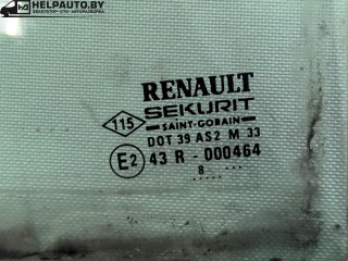 форточка двери задней правой, ориг. номер 43R000464, DOT39AS2M33, Renault Megane 1 поколение [рестайлинг] 1999-2003