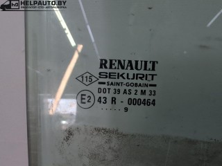 стекло двери задней правой, ориг. номер 43R000464, DOT39AS2M33, Renault Megane 1 поколение [рестайлинг] 1999-2003