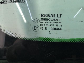 стекло кузовное боковое левое, ориг. номер DOT39AS2M33, 42R-000464, Renault Megane 1 поколение [рестайлинг] 1999-2003