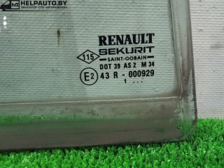 форточка двери задней правой, ориг. номер 43R-000929, DOT39AS2M34, Renault Laguna 2 поколение 2001-2005