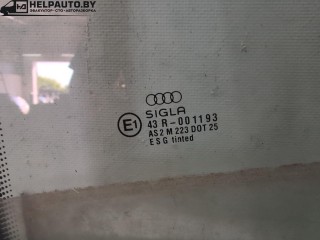 стекло двери задней левой, ориг. номер 43R-001193, AS2M223DOT25, Audi 80 B4 1991-1996
