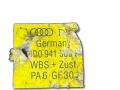 8D0941509H кнопка аварийной сигнализации Audi A4 B5 [рестайлинг] 2000г. - фото №3