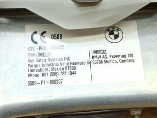 подушка безопасности пассажира, ориг. номер 9252310, 72129252310, BMW X5 F15 2013-2018