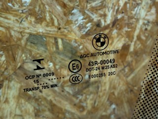 стекло двери передней левой, ориг. номер 51337309733, 7309733, BMW 4 F32/F33 2013-2017