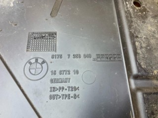 защита днища задняя левая, ориг. номер 51757258049, 7258049, BMW 3 F30/F31 2011-2016
