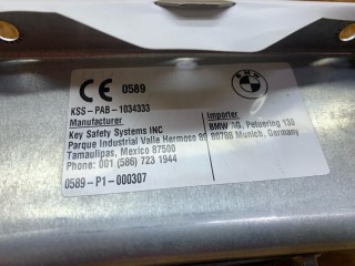 подушка безопасности пассажира, ориг. номер 9252310, BMW X5 F15 2013-2018