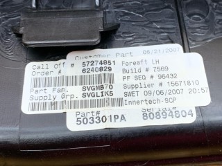 обшивка отсека багажника левая, ориг. номер 6961845, BMW X5 E70 2006-2010
