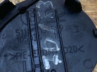 заглушка переднего бампера под крюк левая, ориг. номер 51117159589, 7159589, BMW X5 E70 2006-2010