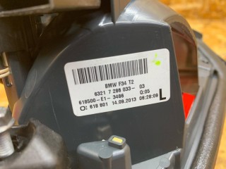 фонарь крышки багажника левый, ориг. номер 7286033, 63217286033, BMW 3 GT F34 2011-2016