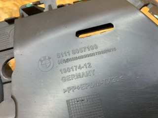 решётка бампера боковая левая, ориг. номер 8057199, BMW 3 GT F34 2011-2016