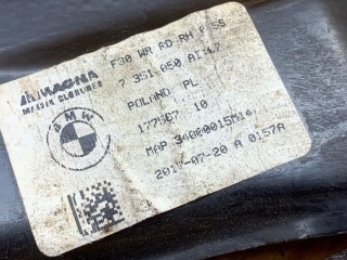 стеклоподъемник электрический задний правый, ориг. номер 7351050, 67627341564, 51357281888, 7281888, 7341564, 67627248740, 7248740, BMW 3 F30/F31 2011-2016