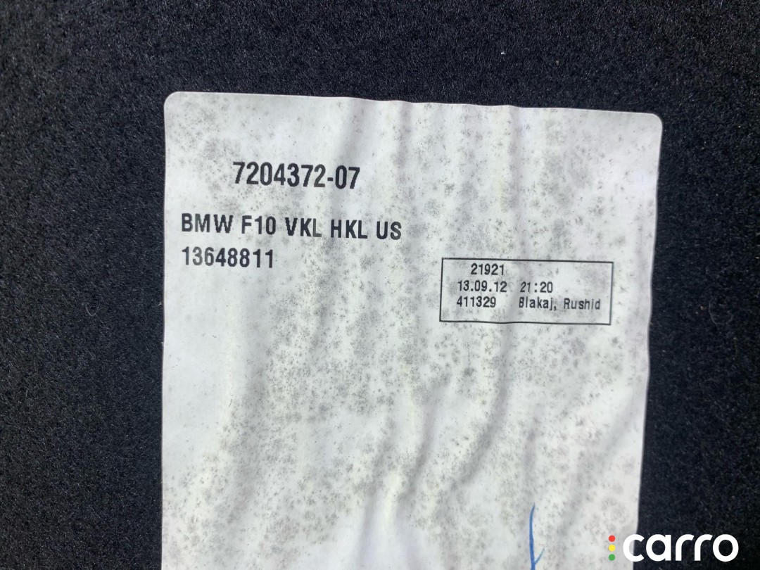 обшивка крышки багажника BMW 5 F10/F11 2009-2013, 51497204372, фото 4
