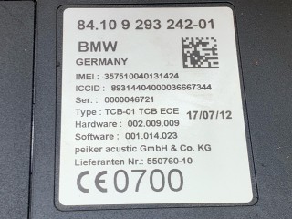 блок управления телематика, ориг. номер 84109293242, 9293242, BMW 5 F10/F11 2009-2013