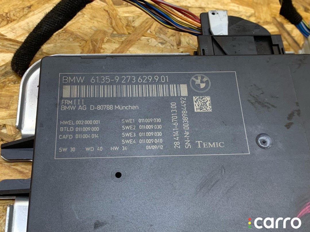 блок управления светом BMW 5 F10/F11 2009-2013, 61359273629, фото 4