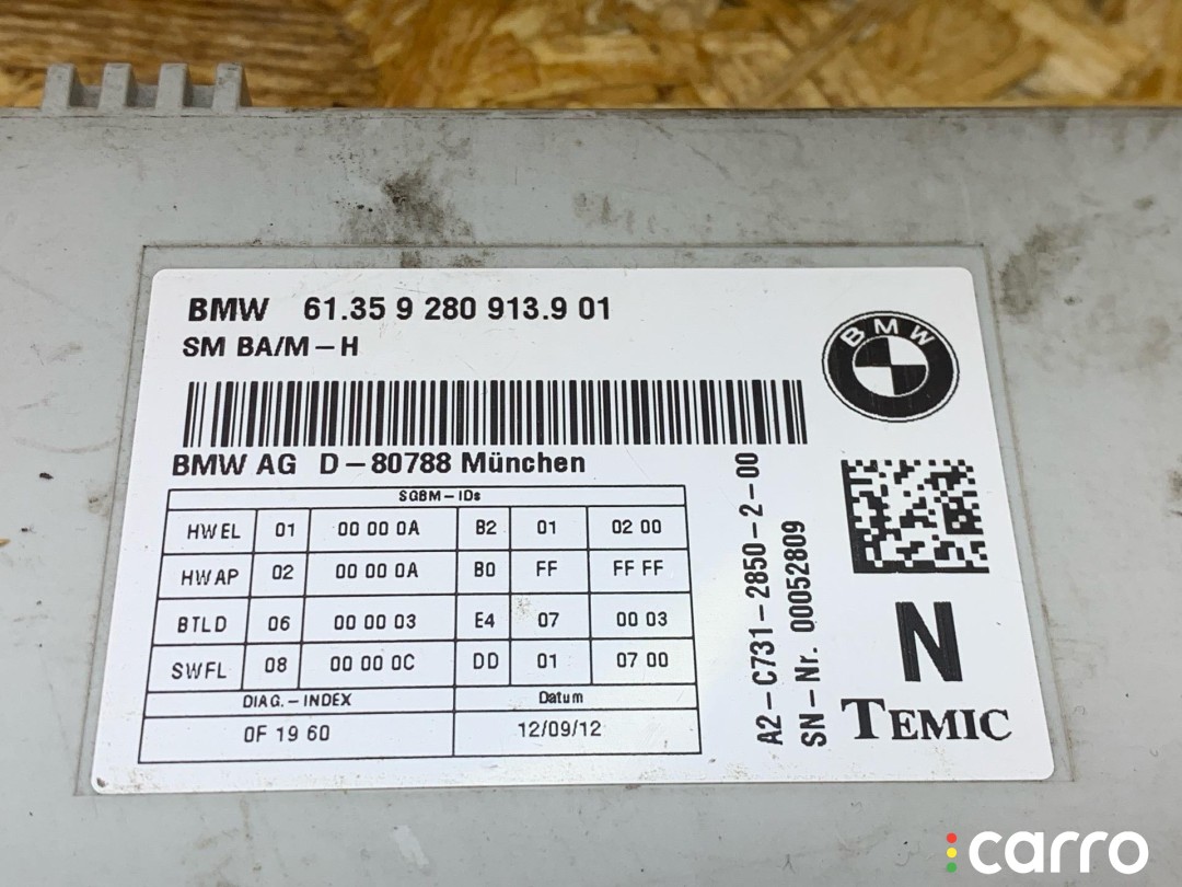 ЭБУ сиденья BMW 5 F10/F11 2009-2013, 61359280913, фото 4
