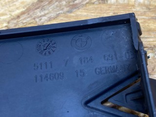 заглушка решетки бампера левая, ориг. номер 51117184691, 7184691, BMW 6 E63/E64 [рестайлинг] 2007-2010