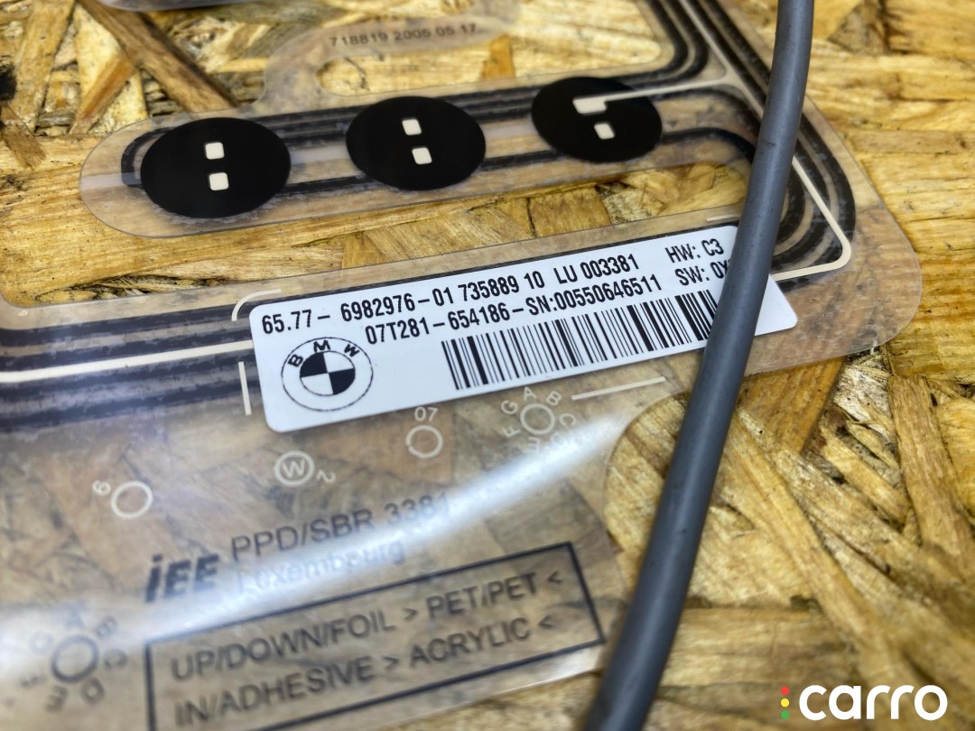 датчик присутствия пассажира переднего BMW 6 E63/E64 [рестайлинг] 2007-2010, 6982976, фото 3