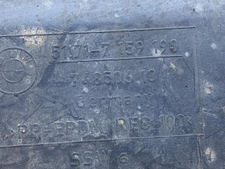 защита днища передняя правая, ориг. номер 51717159190, 7159190, BMW 3 E92/E93 [рестайлинг] 2010-2014