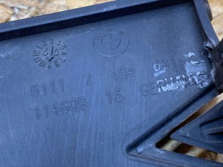 заглушка решетки бампера левая, ориг. номер 51117184691, 7184691, BMW 6 E63/E64 [рестайлинг] 2007-2010