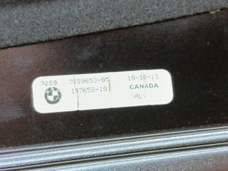 молдинг стекла двери задней левой, ориг. номер 7289653, BMW X5 F15 2013-2018