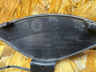 заглушка заднего бампера под крюк правая, ориг. номер 51127176252, 7176252, BMW X6 E71 2007-2012