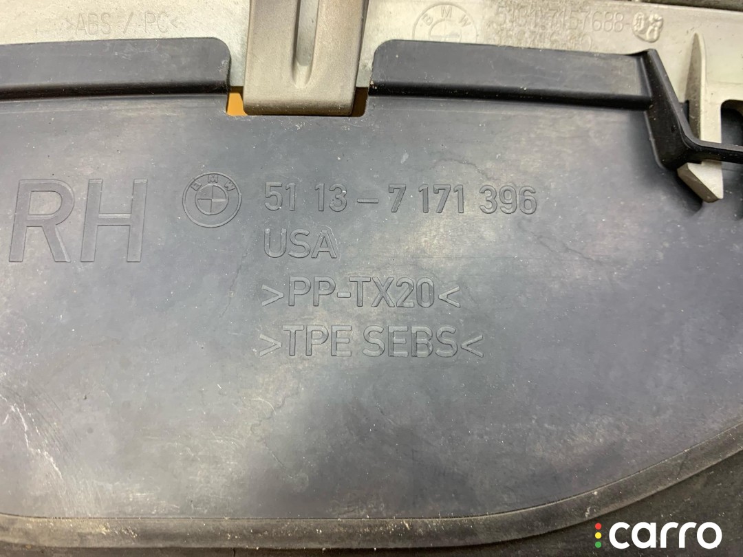 решетка радиатора правая BMW X5 E70 2006-2010, 3.0 л, 7171396, фото 4