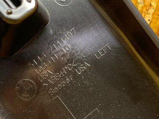 обшивка отсека багажника левая верхняя, ориг. номер 7141498, 51437141497, 51437141498, 7141497, BMW X5 E70 2006-2010
