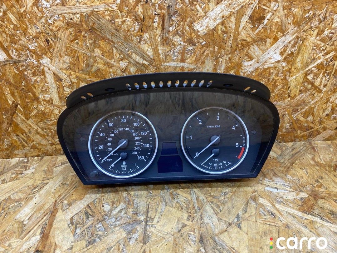 панель приборов (щиток) BMW 5 E60/E61 [рестайлинг] 2007-2010, левый руль, 62109194890, фото 1