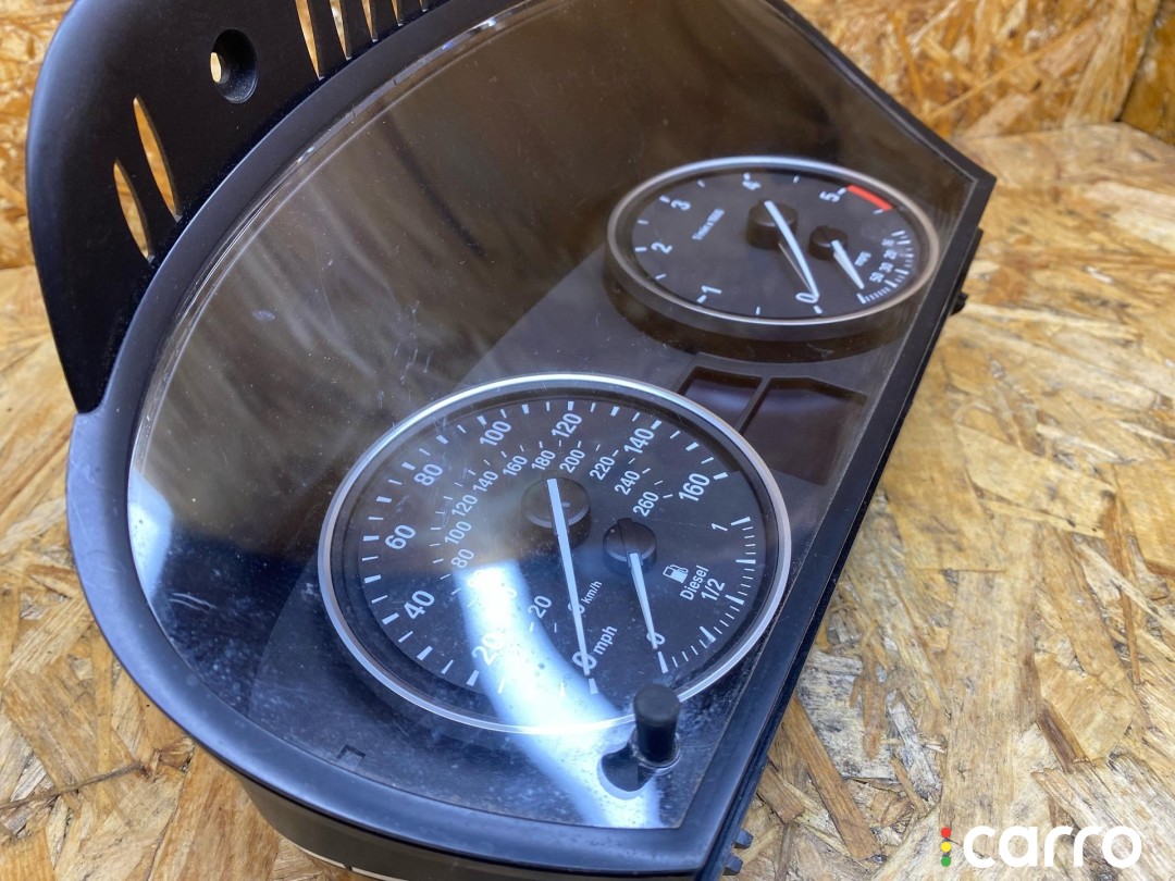 панель приборов (щиток) BMW 5 E60/E61 [рестайлинг] 2007-2010, левый руль, 62109194890, фото 2
