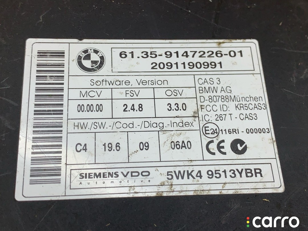 блок комфорта BMW 5 E60/E61 [рестайлинг] 2007-2010, 9237047, фото 3