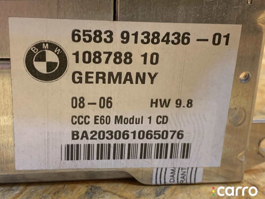 магнитола BMW 5 E60/E61 2002-2007, 65839138440, фото 10