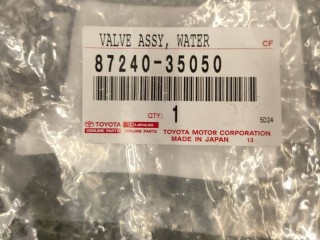 Кран печки Новый, ориг. номер 87240-35050, Toyota Hilux Surf 3 поколение N180 1995-1998