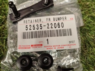Крепление бампера перед., ориг. номер 52535-22060, 90179-06274, 90467-05116, Toyota Mark II 8 поколение X100