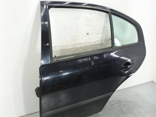 дверь задняя левая, ориг. номер 1U4833055, Skoda Octavia 1 поколение [рестайлинг] 2000-2011
