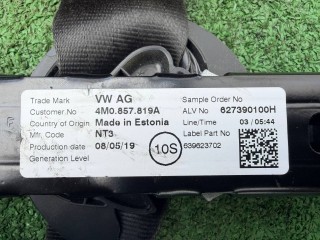 ремень безопасности передний левый, ориг. номер 4M0857819A, 3066322, 3G0857737DE, 7C0857805A, 309554899898AD, 627390100H, Volkswagen Crafter 2 поколение 2016-2026