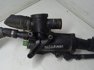корпус термостата, ориг. номер 9656182980, Ford Focus 2 поколение 2004-2008