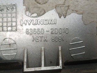 ручка наружная двери задней правой, ориг. номер 836602D010, Hyundai Elantra XD 2000-2003