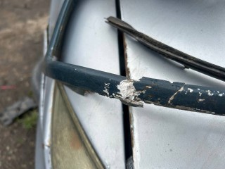 Пластиковая накладка (воздуховод) на телевизор, Volkswagen Passat B3 1988-1997