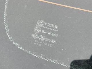 стекло заднее, Renault Logan