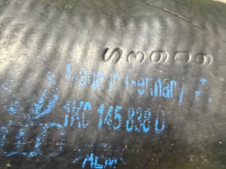патрубок интеркулера, ориг. номер 1K0145838D, Volkswagen Golf 4 1997-2006