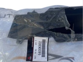 Накладка губы бампера переднее нижнее, ориг. номер 6400K802, Mitsubishi Outlander 4 поколение 2021-2026