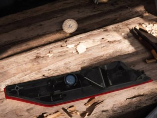 Катафот отражатель бампера зад. низ., ориг. номер 8355A113, 8355A126, Mitsubishi Pajero Sport 3 поколение [рестайлинг] 2019-2026