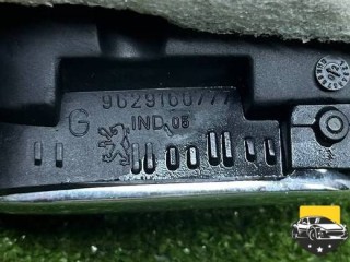 ручка внутренняя двери задней правой, ориг. номер 9629160777, Peugeot 607 1 поколение [рестайлинг] 2004-2010