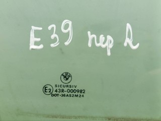 стекло двери передней правой, ориг. номер 43R000982, BMW 5 E39 1995-2000